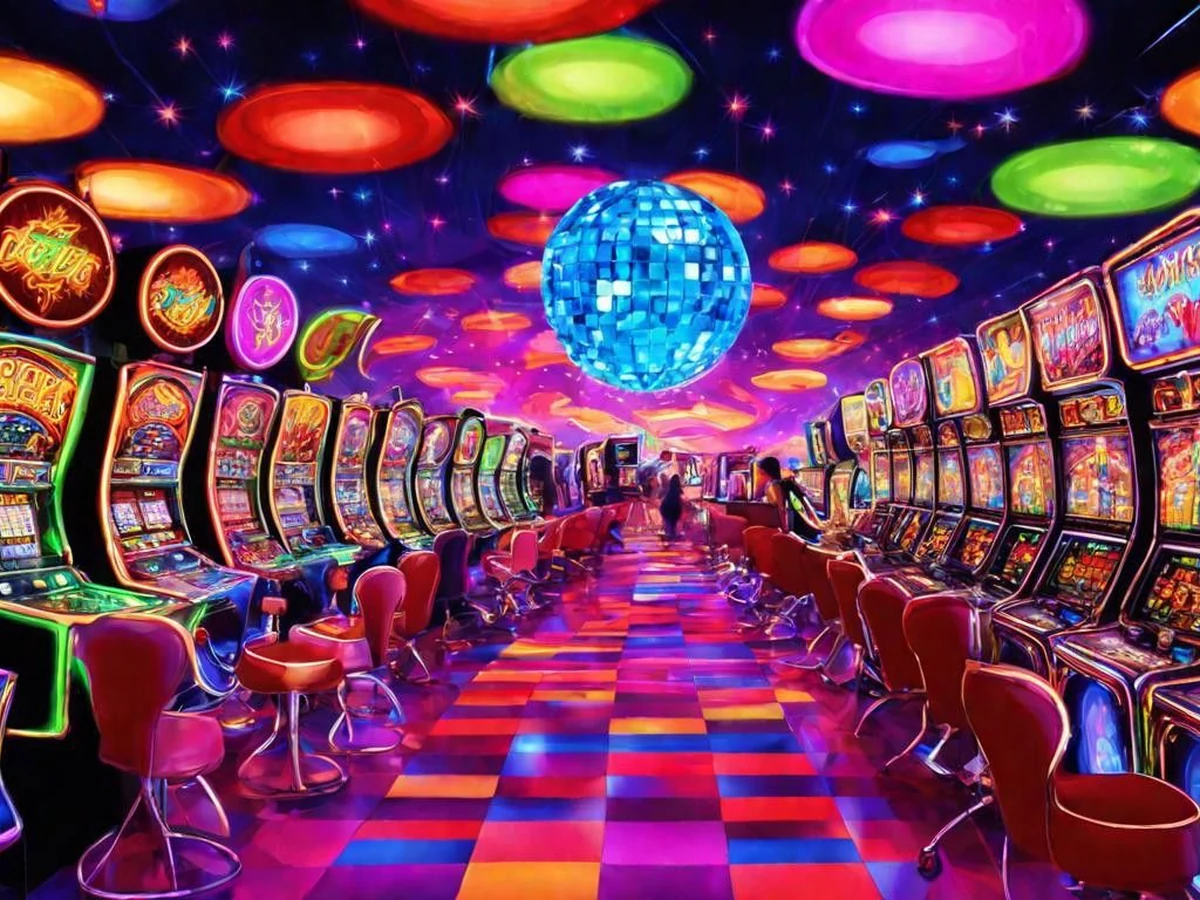 Ilustrasi permainan slot bertema cerah di LUCKSVIP