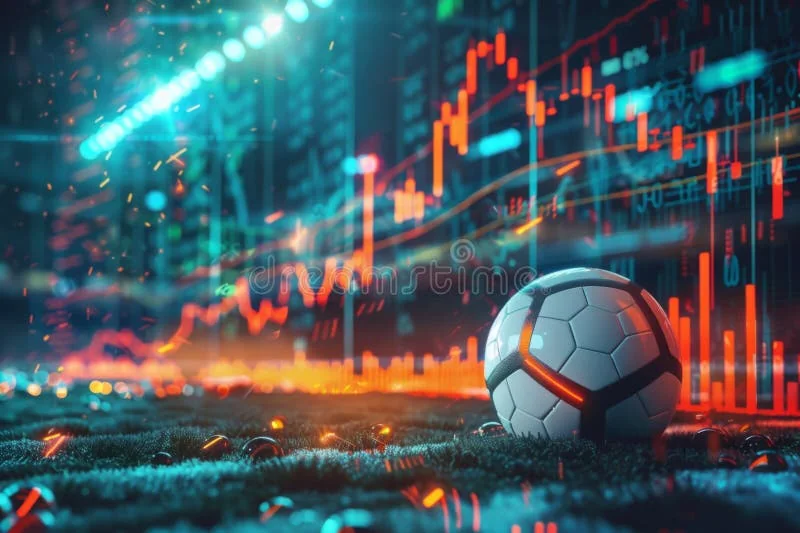 Layar event olahraga dengan informasi pertandingan